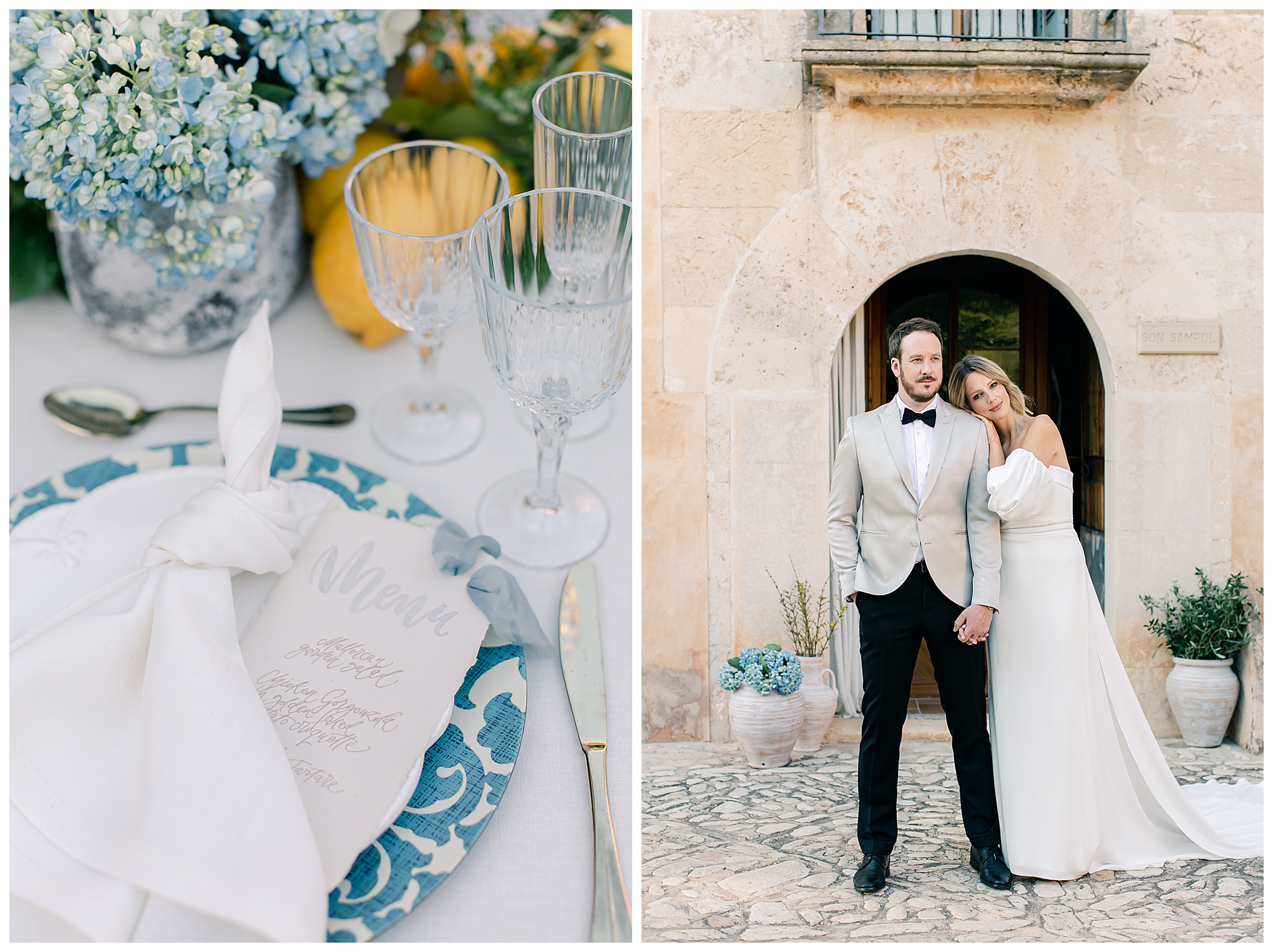 Wedding Ceremony in Finca Son Sampol, Mallorca.