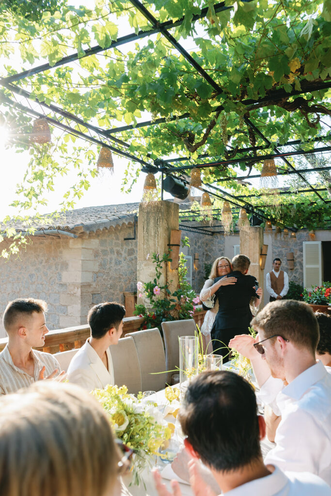 Small intimate luxury wedding at La Residencia Mallorca.